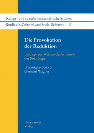 Könyv Die Provokation der Reduktion Gerhard Wagner