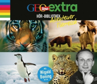 Audio GEOlino extra Hör-Bibliothek - Abenteuer Tierreich, 4 Audio-CDs Martin Nusch