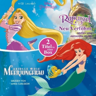 Audio Arielle, die Meerjungfrau / Rapunzel - Neu verföhnt, 4 Audio-CDs Anna Carlsson