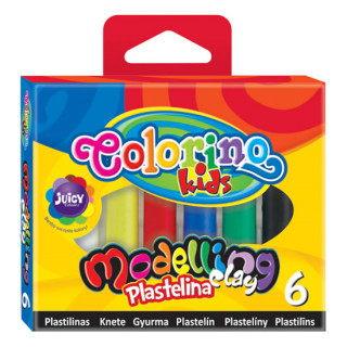 Articole de papetărie Plastelina 6 kolorów Colorino Kids 