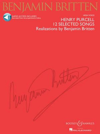 Articles imprimés 12 Selected Songs, hohe Stimme und Klavier Henry Purcell