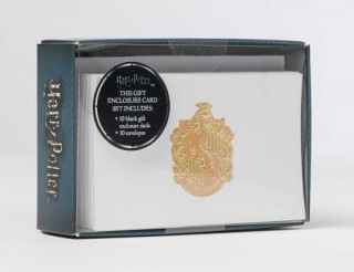 Carte Harry Potter: Hufflepuff Crest Foil Gift Enclosure Cards Insight Editions