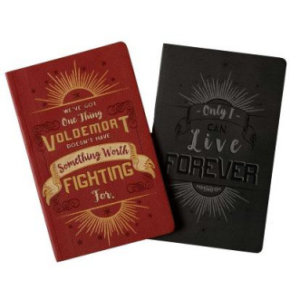 Kalendář/Diář Harry Potter: Character Notebook Collection. Set of 2: Harry and Voldemort Insight Editions