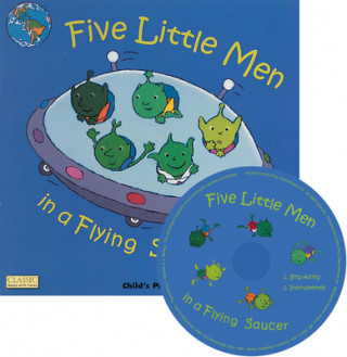 Kniha Five Little Men in a Flying Saucer Dan Crisp