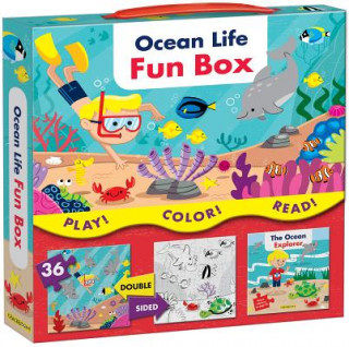 Carte Ocean Life Fun Box: Includes a Storybook and a 2-In-1 Puzzle Nathalie Vallieres