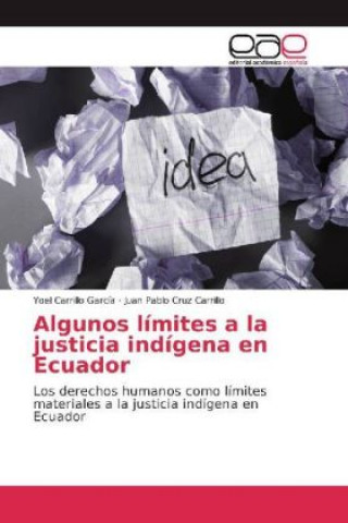 Könyv Algunos límites a la justicia indígena en Ecuador Yoel Carrillo García