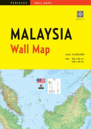 Materiale tipărite Malaysia Wall Map Periplus Editors