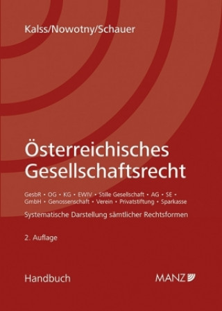 Knjiga Österreichisches Gesellschaftsrecht (gebunden) Susanne Kalss