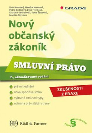 Kniha Nový občanský zákoník Smluvní právo Petr Novotný