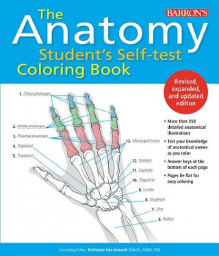 Carte Anatomy Student's Self-Test Coloring Book Dr Kurt Albertine