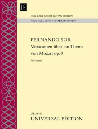 Tiskovina Variationen über ein Thema von Mozart Fernando Sor