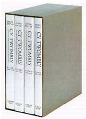 Carte Cy Twombly, Catalogue Raisonne of the Paintings, 4 Vols. Cy Twombly