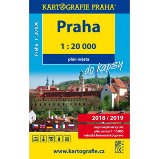 Materiale tipărite Praha do kapsy 1:20 000 neuvedený autor