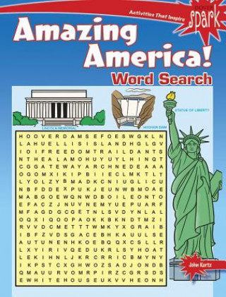 Książka SPARK Amazing America! Word Search John Kurtz