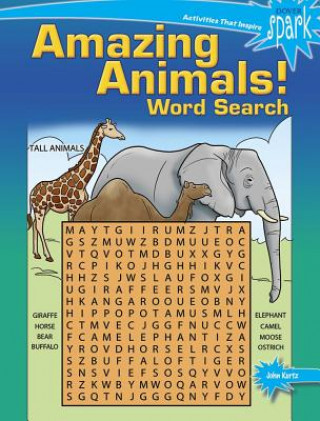 Carte SPARK Amazing Animals! Word Search John Kurtz