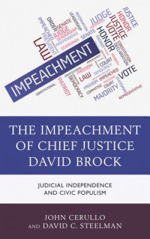 Book Impeachment of Chief Justice David Brock John Cerullo