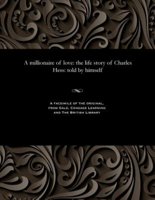 Kniha Millionaire of Love CHARLES HESS