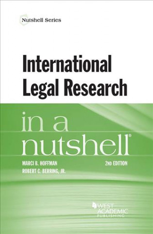 Kniha International Legal Research in a Nutshell Marci Hoffman