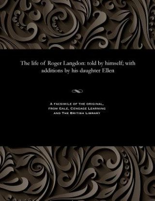 Kniha Life of Roger Langdon ELLEN LANGDON