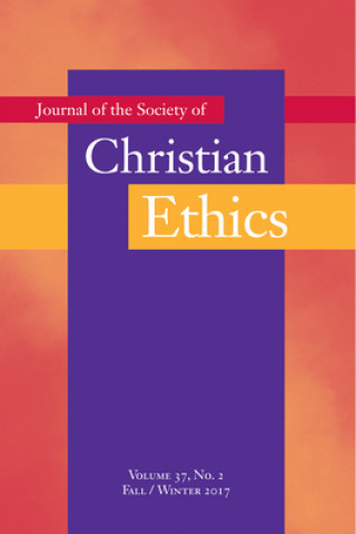 Kniha Journal of the Society of Christian Ethics Scott Paeth