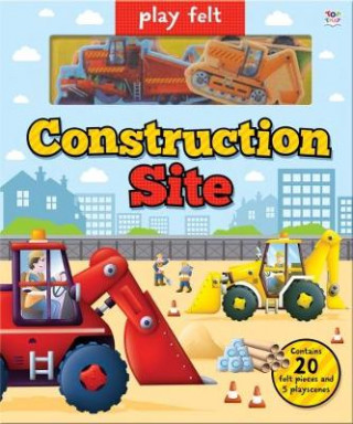 Knjiga Play Felt Construction Site - Activity Book OAKLEY GRAHAM