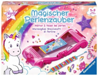 Hra/Hračka Ravensburger 18513 Magischer Perlenzauber Einhorn - Traumhafte Armbänder aus schillernden Perlen basteln, Kreatives Bastelset für Kinder ab 5 Jahren 