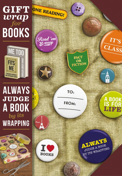 Carte Gift Wrap for Books - Book Badges 