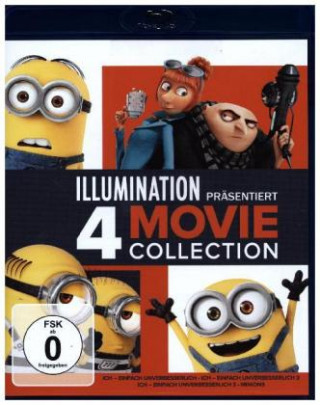 Video Minions 4 Movie Collection, 4 Blu-rays Gregory Perler
