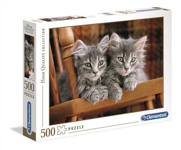 Hra/Hračka Clementoni Puzzle Koťata 500 dílků 