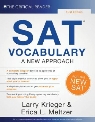 Book SAT Vocabulary: A New Approach Erica L Meltzer
