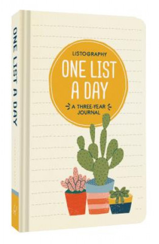 Naptár/Határidőnapló Listography: One List a Day Lisa Nola