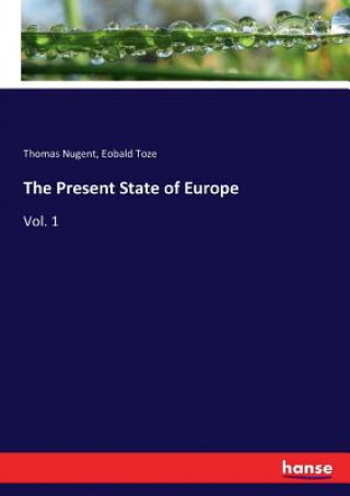 Kniha Present State of Europe EOBALD TOZE