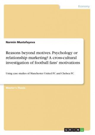 Carte Reasons beyond motives. Psychology or relationship marketing? A cross-cultural investigation of football fans' motivations Narmin Mustafayeva