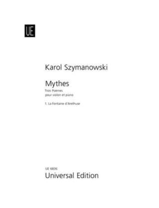 Tiskovina Mythes: 1. La fontaine d'Arethuse Karol Szymanowski