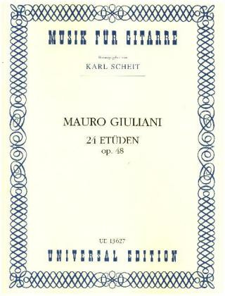 Tiskovina 24 Etüden Mauro Giuliani