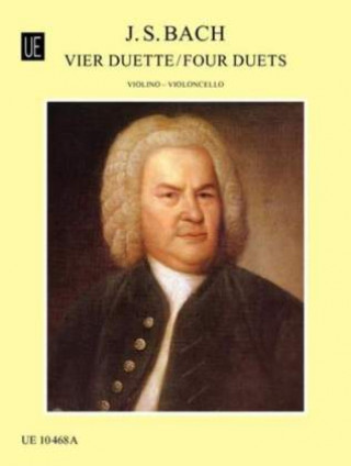 Kniha 4 Duette Johann Sebastian Bach