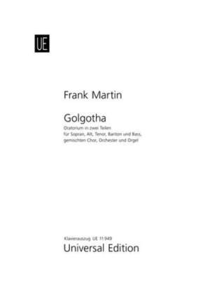 Materiale tipărite Golgotha Frank Martin
