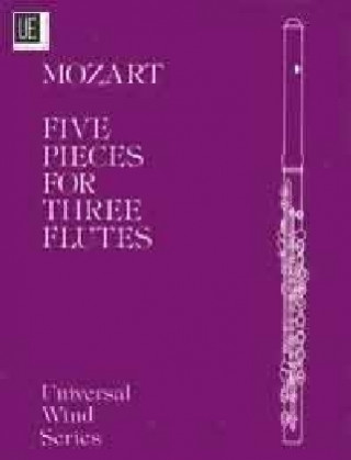 Livre 5 Stücke Wolfgang Amadeus Mozart