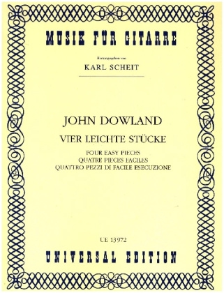 Printed items 4 leichte Stücke John Dowland