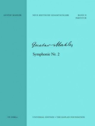 Materiale tipărite Symphonie Nr. 2 (Partitur und Textband) Gustav Mahler