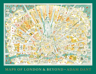 Książka Maps of London and Beyond Adam Dant