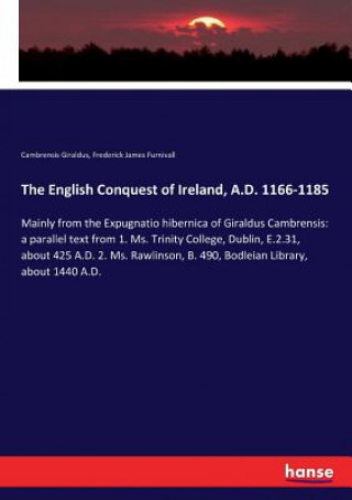 Kniha English Conquest of Ireland, A.D. 1166-1185 Furnivall Frederick James Furnivall