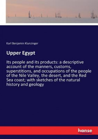 Kniha Upper Egypt Klunzinger Karl Benjamin Klunzinger