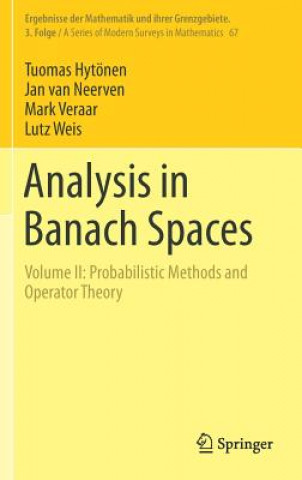 Buch Analysis in Banach Spaces Tuomas Hytönen