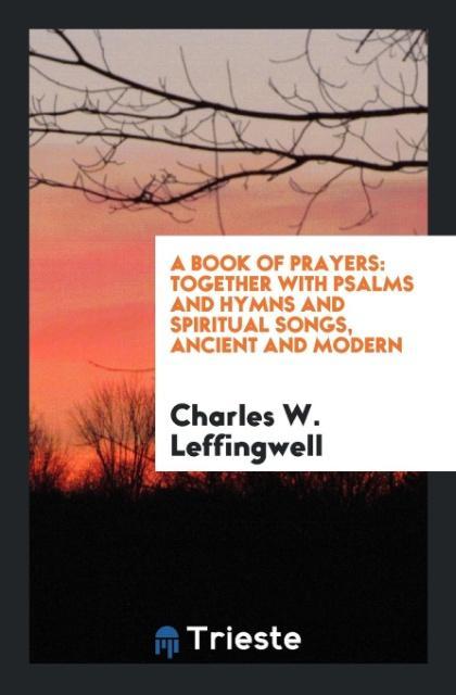 Knjiga Book of Prayers CHARLES LEFFINGWELL