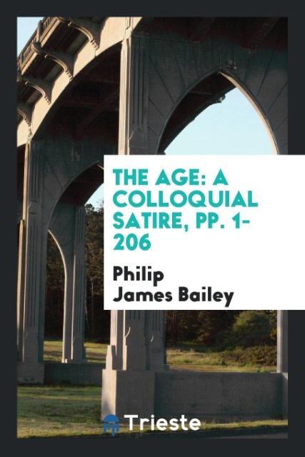 Kniha Age PHILIP JAMES BAILEY