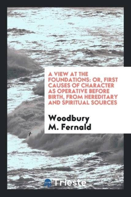 Knjiga View at the Foundations WOODBURY M. FERNALD