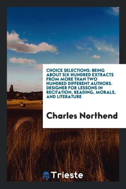 Libro Choice Selections CHARLES NORTHEND