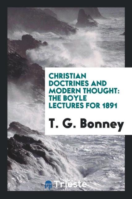 Buch Christian Doctrines and Modern Thought T. G. BONNEY
