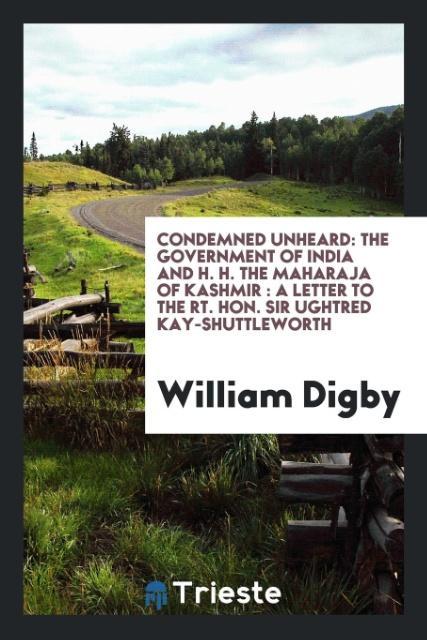 Kniha Condemned Unheard WILLIAM DIGBY